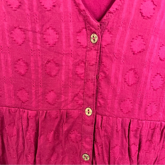 Women’s Anthropologie Long Sleeve Boho Button Front Dress - Size Small - Picture 4 of 8